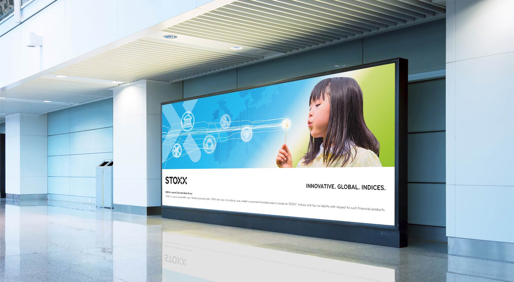 STOXX Airport billboard visual