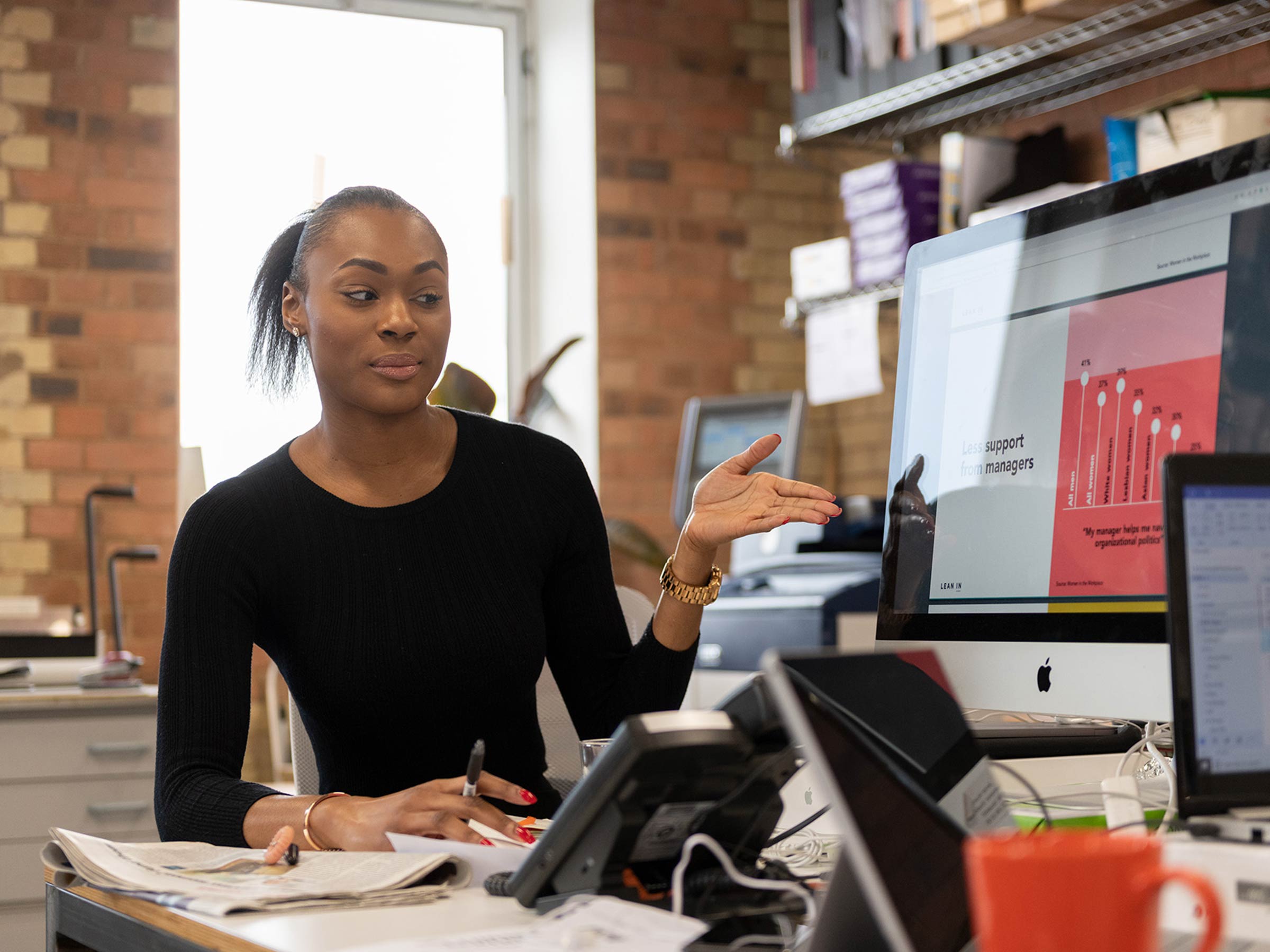 women at work